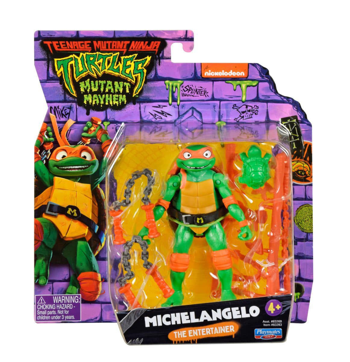 Teenage Mutant Ninja Turtles Mutant Mayhem Michelangelo Action Figure - Walt's Comic Shop