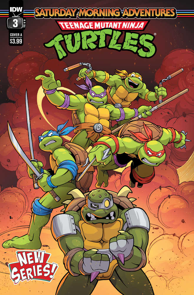 Teenage Mutant Ninja Turtles Saturday Morning Adventure Continued #3 Cover A Lattie - Walt's Comic Shop