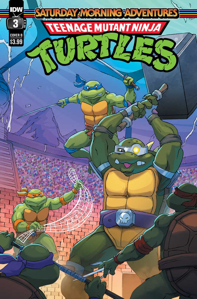 Teenage Mutant Ninja Turtles Saturday Morning Adventure Continued #3 Cover B Schoening - Walt's Comic Shop