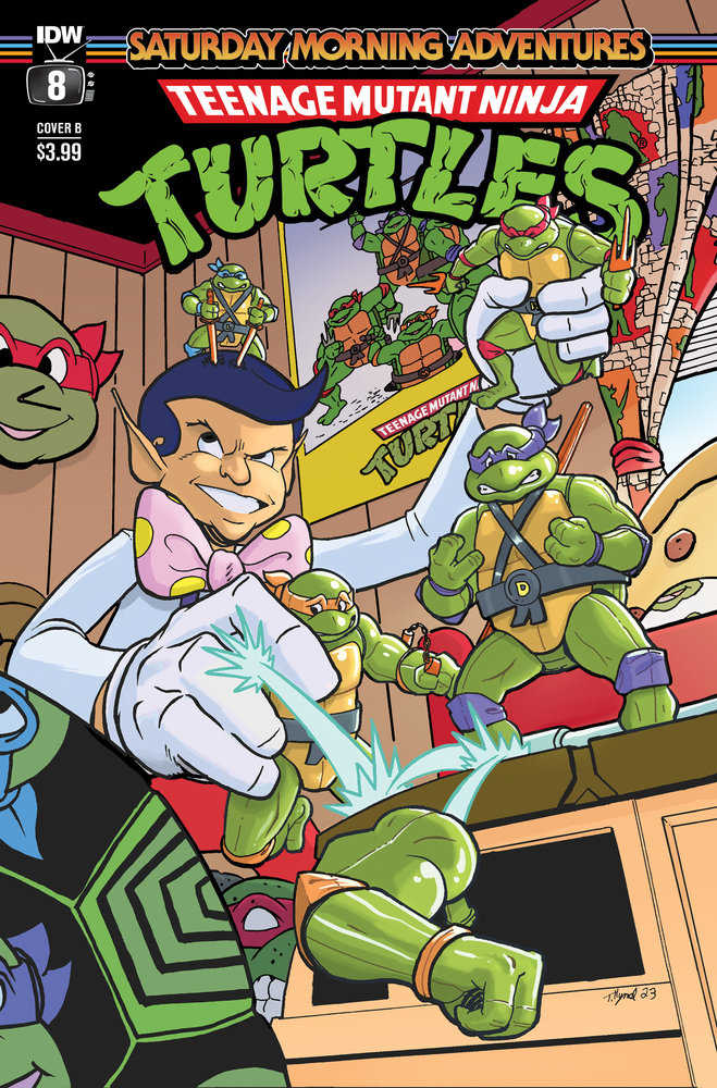 Teenage Mutant Ninja Turtles: Saturday Morning Adventures #8 Variant B (Hymel) - Walt's Comic Shop