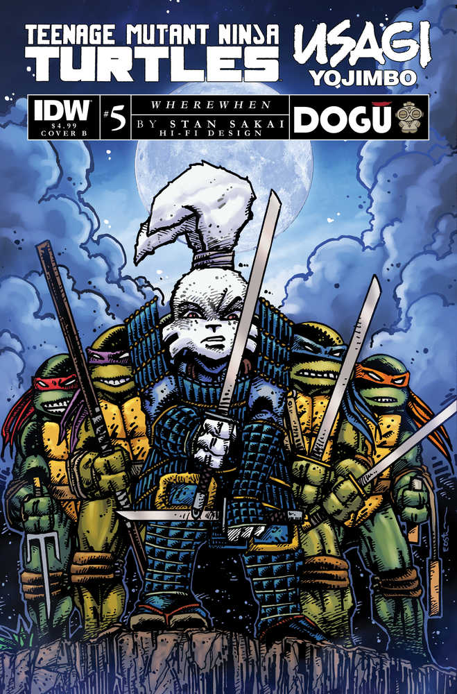Teenage Mutant Ninja Turtles Usagi Yojimbo Wherewhen #5 Cover B Eastman - Walt's Comic Shop