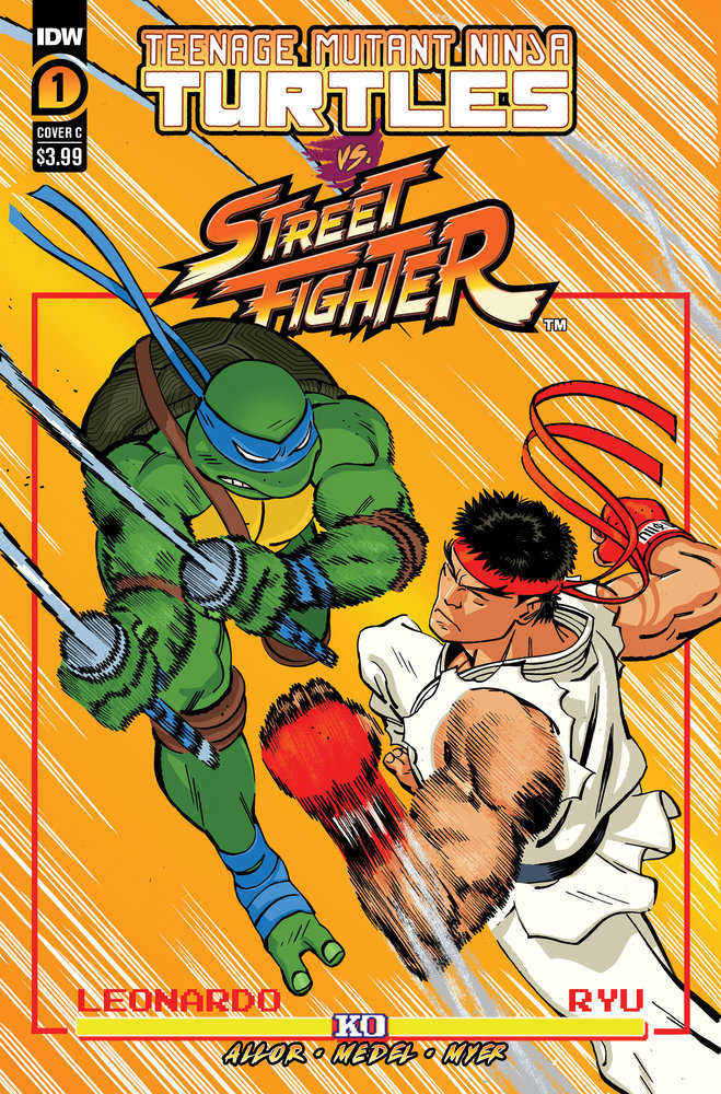Teenage Mutant Ninja Turtles vs. Street Fighter #1 Variant C (Reilly) - Walt's Comic Shop