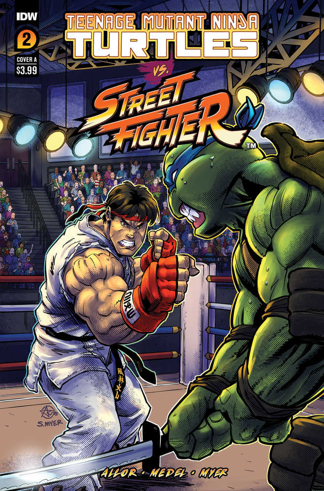 Teenage Mutant Ninja Turtles vs Street Fighter #2 (Of 5) Cover A Medel - Walt's Comic Shop