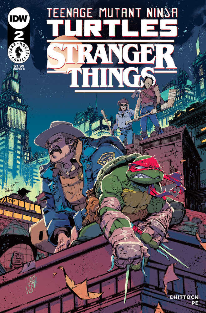 Teenage Mutant Ninja Turtles X Stranger Things #2 Variant B (Corona) - Walt's Comic Shop
