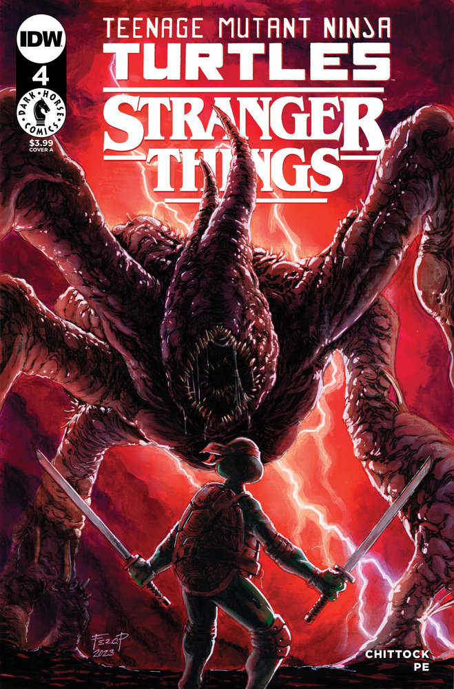Teenage Mutant Ninja Turtles X Stranger Things #4 Cover A (Pe) - Walt's Comic Shop