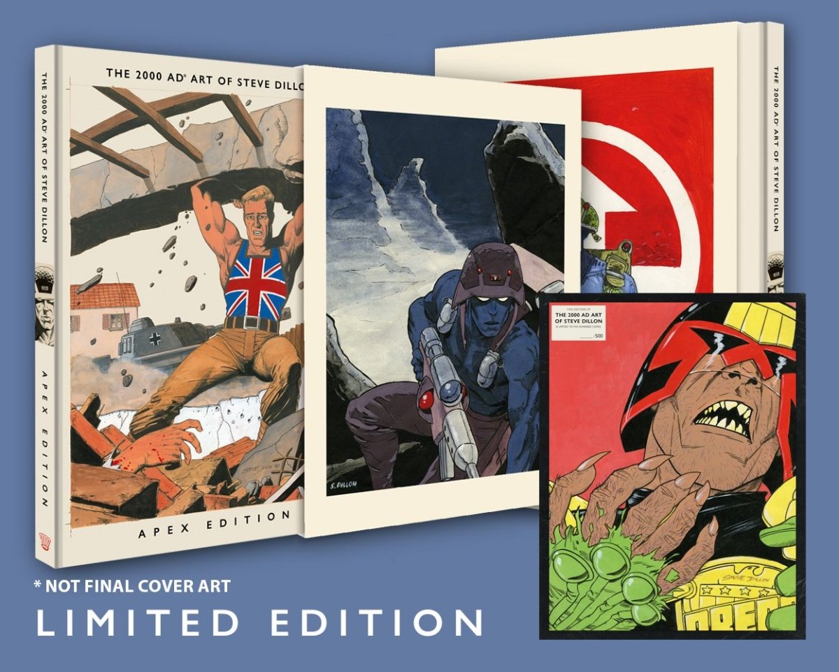 The 2000 AD Art Of Steve Dillon - Apex Slipcase Edition EU Exclusive *PRE-ORDER* - Walt's Comic Shop