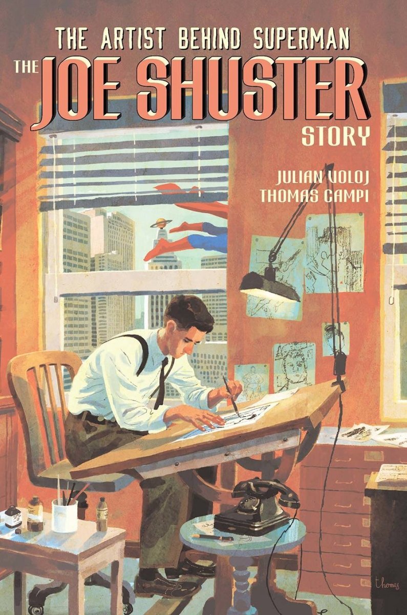 The Artist Behind Superman The Joe Shuster Story HC - Walt's Comic Shop
