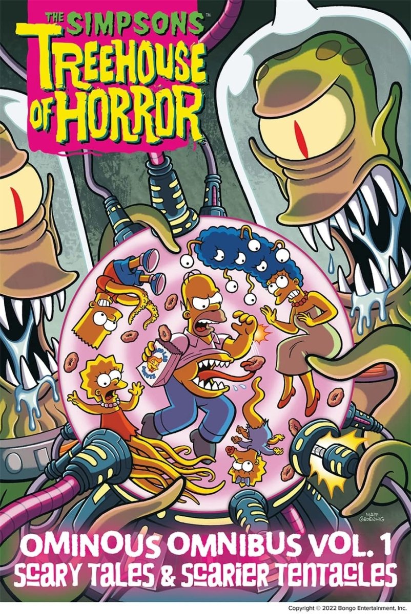 The Simpsons Treehouse Of Horror Ominous Omnibus Vol 01 HC - Walt's Comic Shop