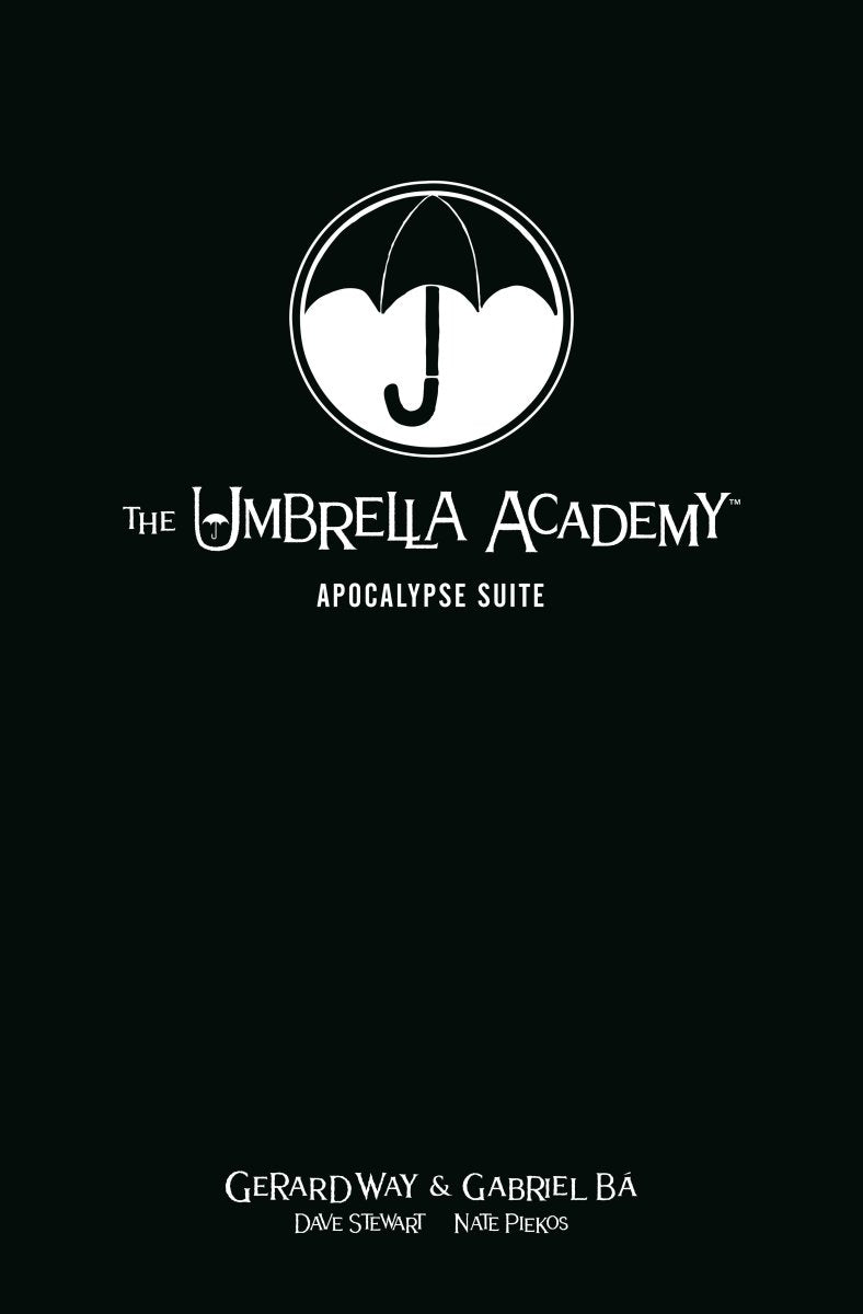 The Umbrella Academy Library Edition Volume 1: Apocalypse Suite HC - Walt's Comic Shop