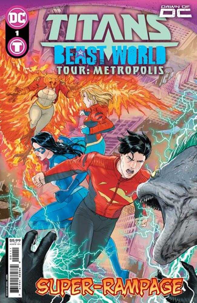 Titans Beast World Tour Metropolis #1 (One Shot) Cover A Mikel Janin - Walt's Comic Shop
