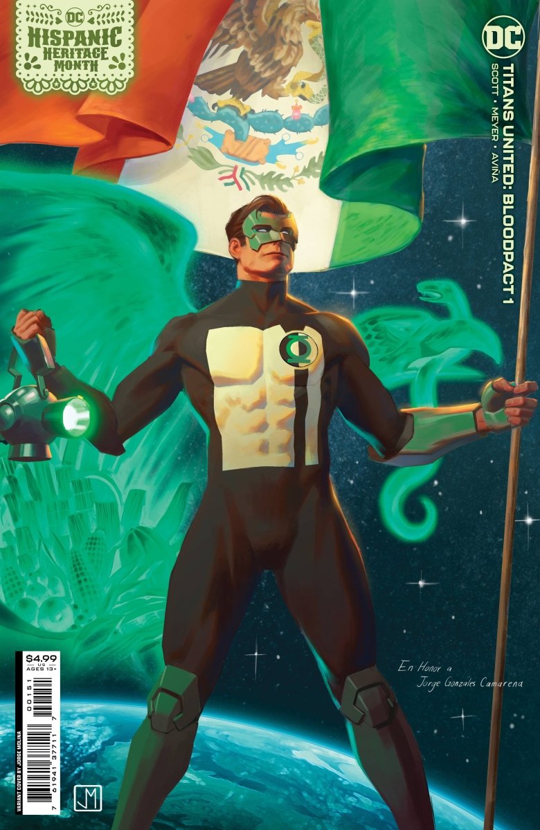 Titans United Bloodpact #1 (Of 6) Cover C Molina Hispanic - Walt's Comic Shop