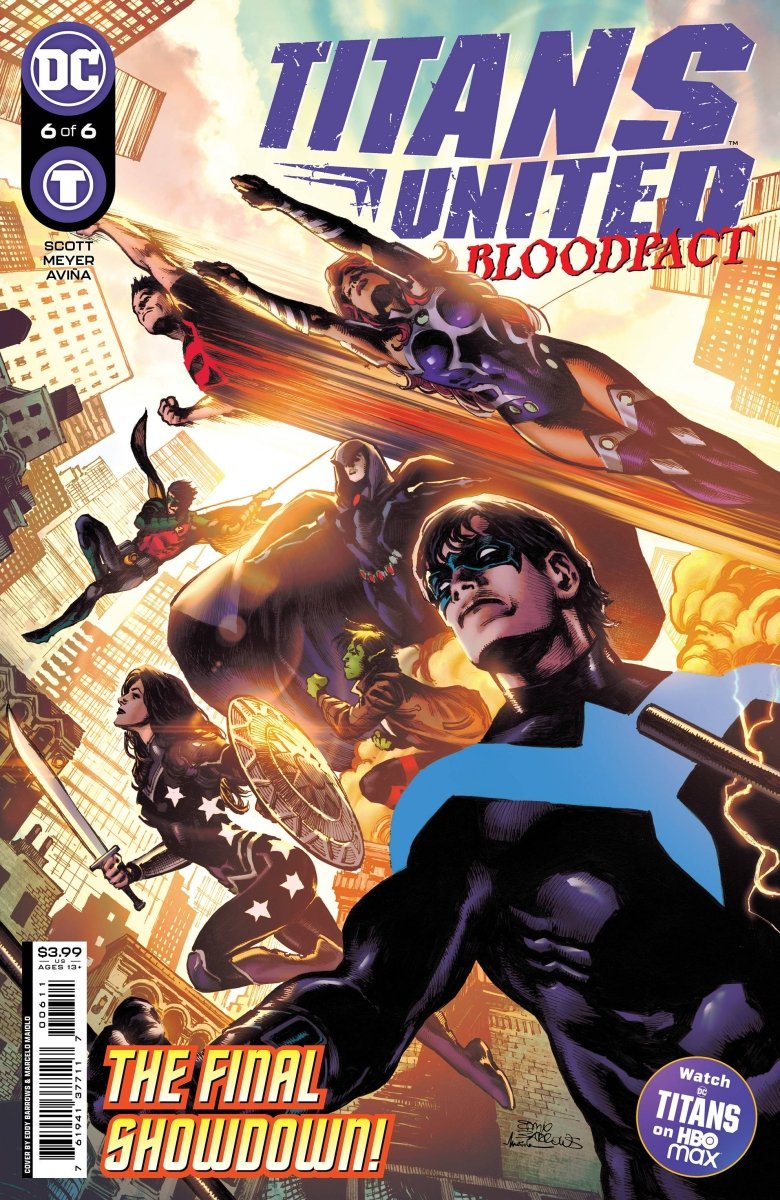 Titans United Bloodpact #6 (Of 6) Cvr A Eddy Barrows - Walt's Comic Shop