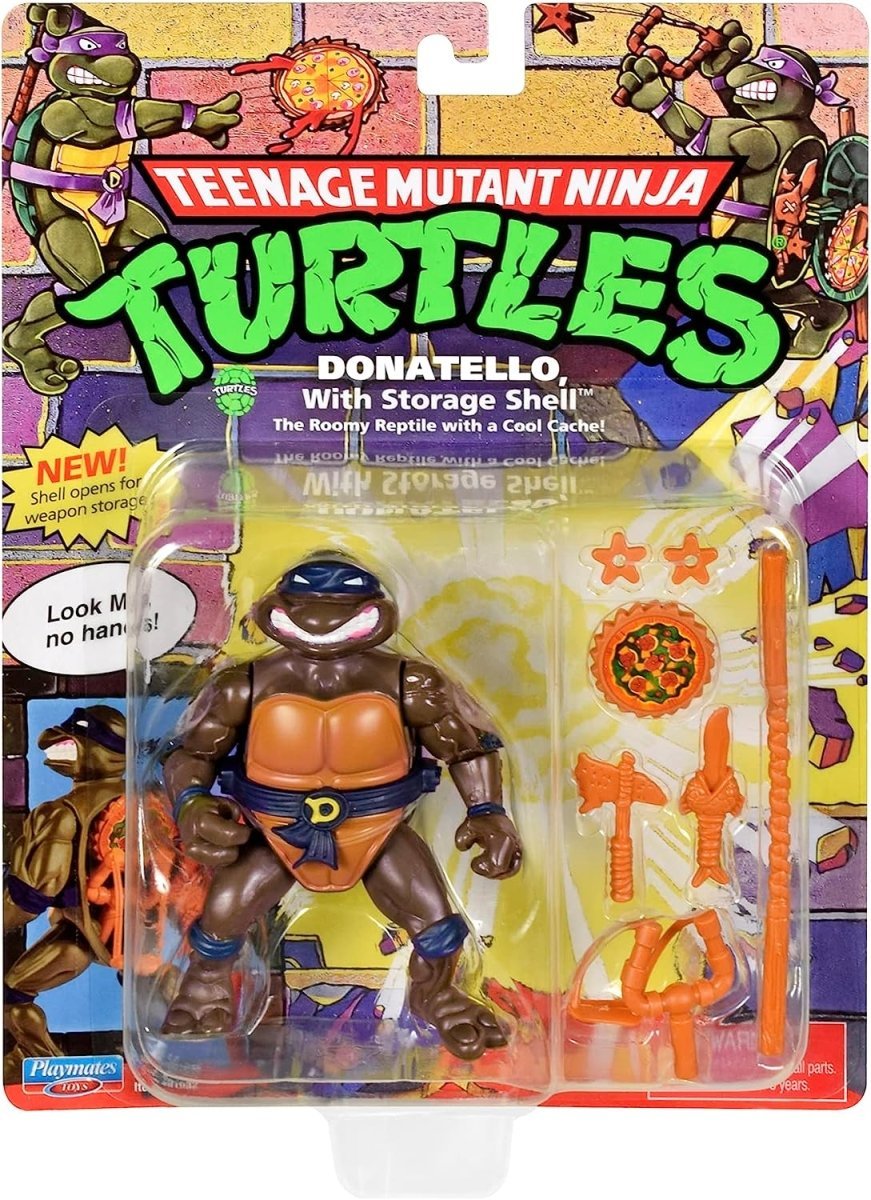 TMNT Classic Collection Donatello With Storage Shell Action Figure - Walt's Comic Shop