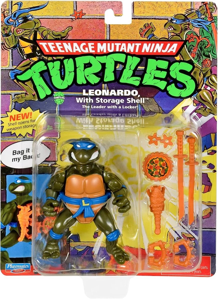 TMNT Classic Collection Leonardo With Storage Shell Action Figure - Walt's Comic Shop
