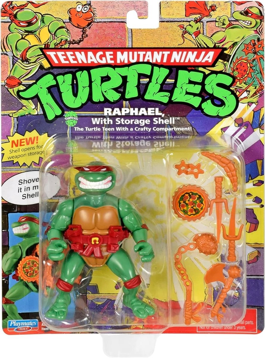 TMNT Classic Collection Raphael With Storage Shell Action Figure - Walt's Comic Shop