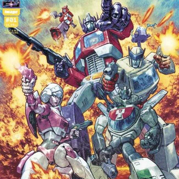 Transformers #1 Cover C Lewis Larosa Variant 2nd Print - Walt's