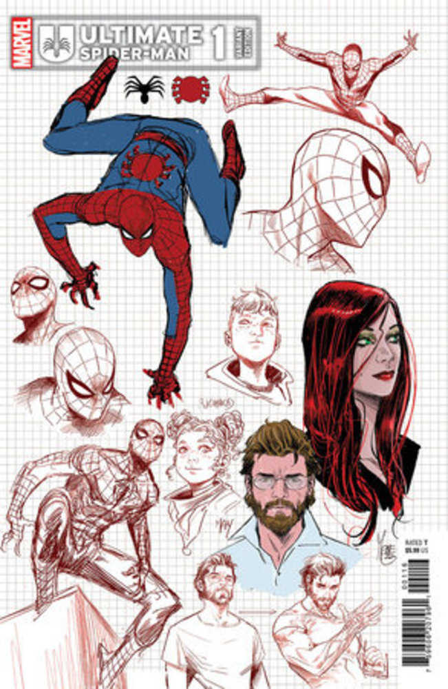 Ultimate Spider-Man #1 10 Copy Variant Edition Checchetto Design Variant (one copy per customer) - Walt's Comic Shop