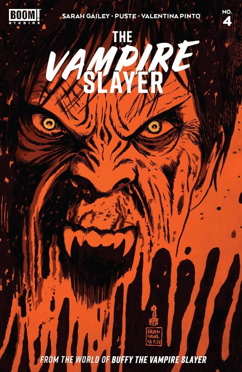 Vampire Slayer (Buffy) #4 Cvr B Blood Red Var - Walt's Comic Shop