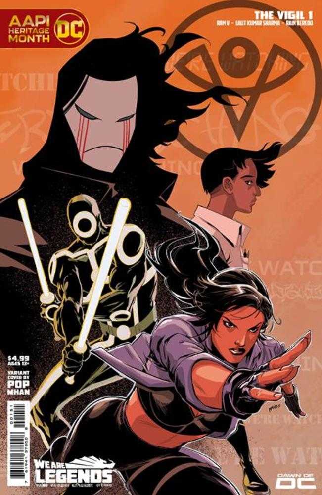 Vigil #1 (Of 6) Cover C Pop Mhan Aapi Heritage Month Card Stock Variant - Walt's Comic Shop