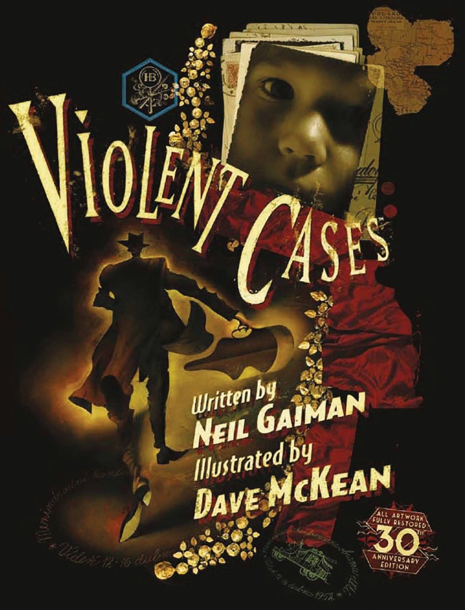 Violent Cases by Neil Gaiman and Dave McKean 30th Anniversary Collectors HC - Walt's Comic Shop