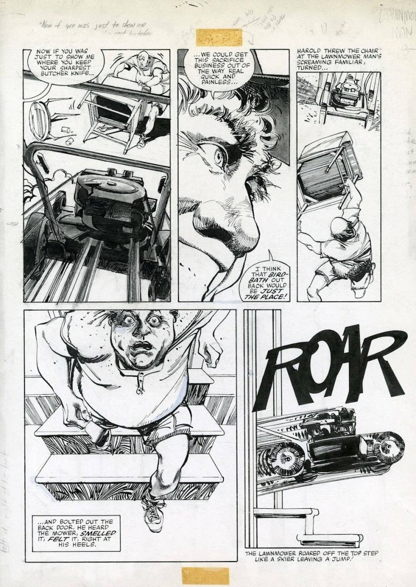 Walter Simonson's Lawnmower Man Artist Edition Portfolio HC *OOP* - Walt's Comic Shop