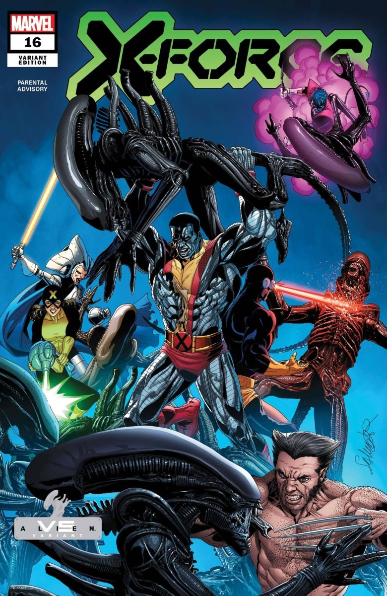 X-Force #16 Larroca Marvel vs Alien var - Walt's Comic Shop